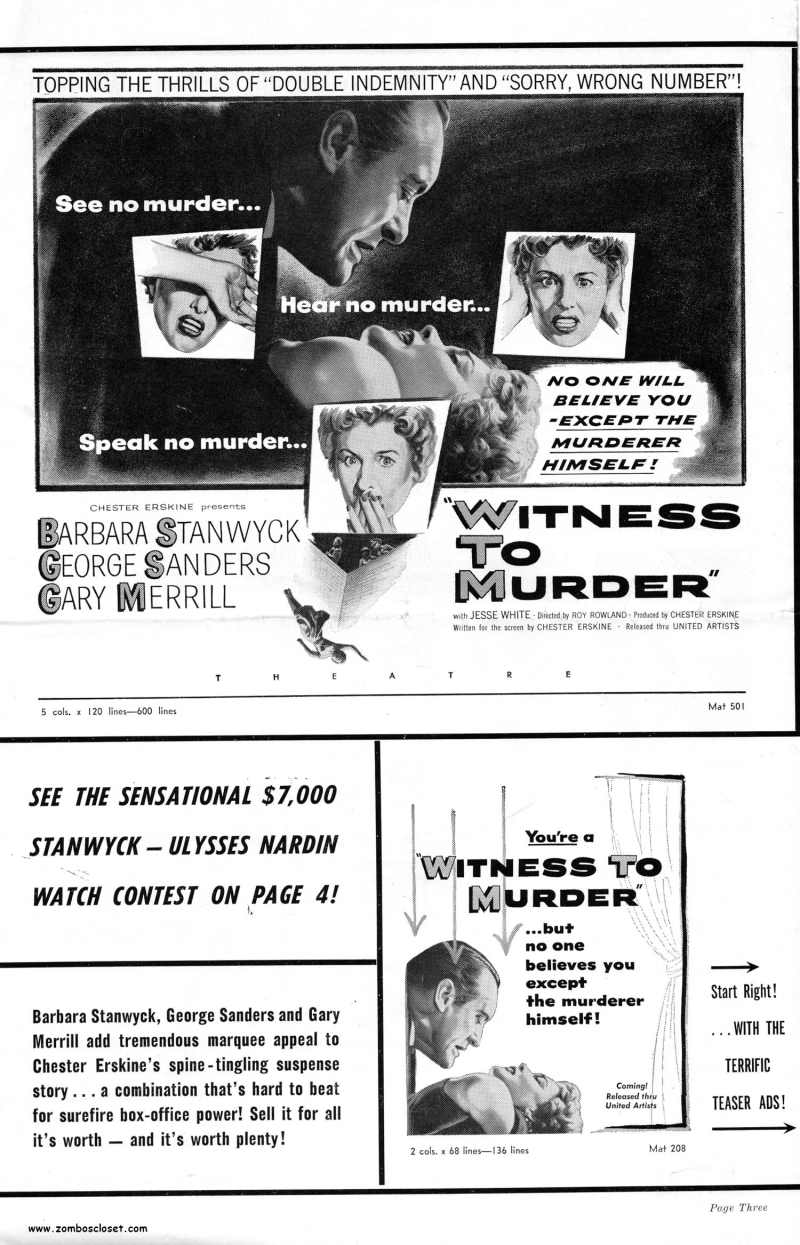 Witness to Murder Pressbook_000001