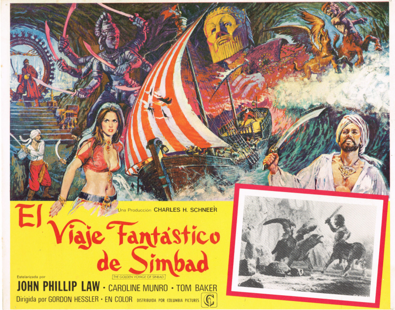 Golden Voyage of Sinbad Lobby Card