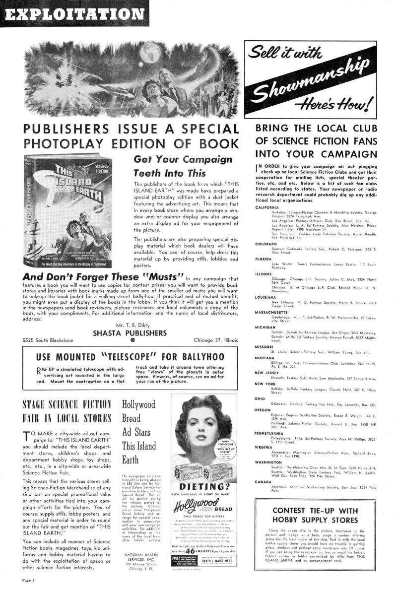 This Island Earth Pressbook 1