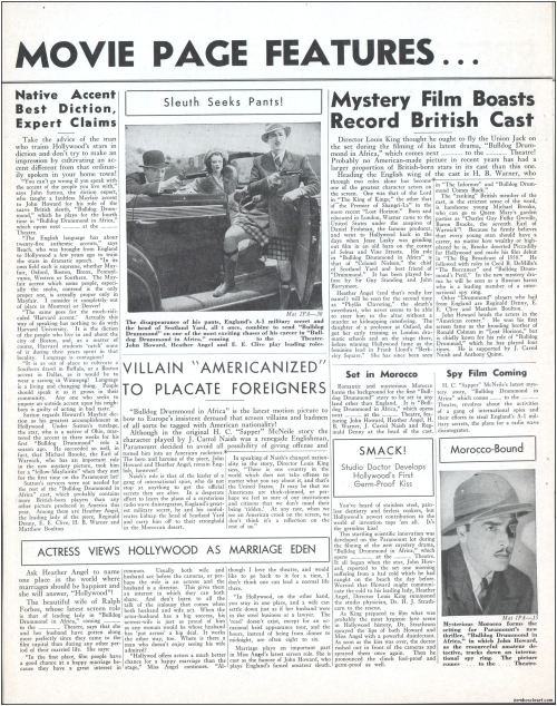 Bulldog Drummond in Africa Pressbook009