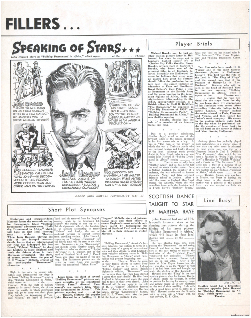 Bulldog Drummond in Africa Pressbook009