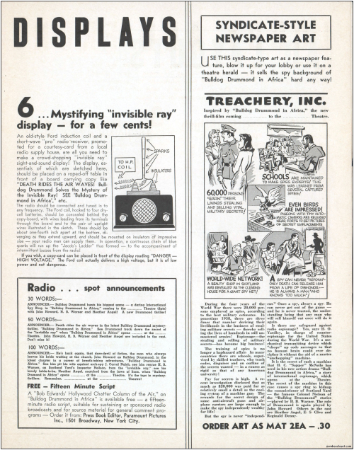 Bulldog Drummond in Africa Pressbook001