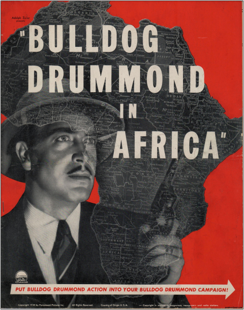 Bulldog Drummond in Africa Pressbook001