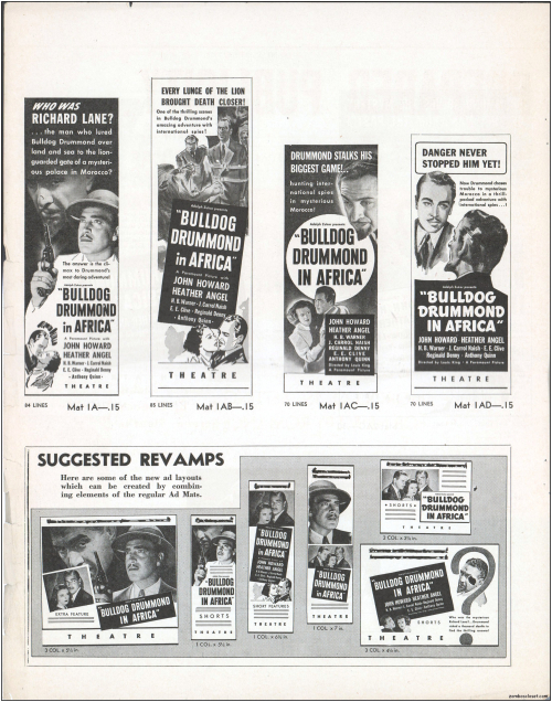 Bulldog Drummond in Africa Pressbook001