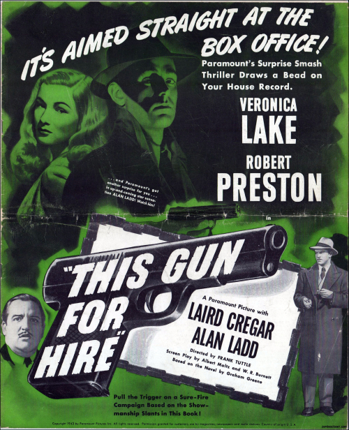 This Gun For Hire Pressbook 01