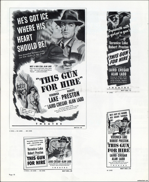 This Gun For Hire Pressbook 10