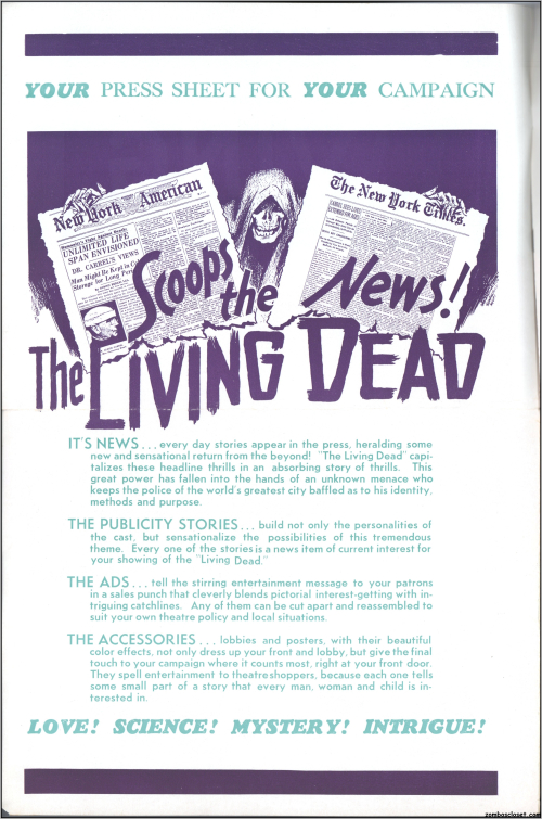 The Living Dead Pressbook 01