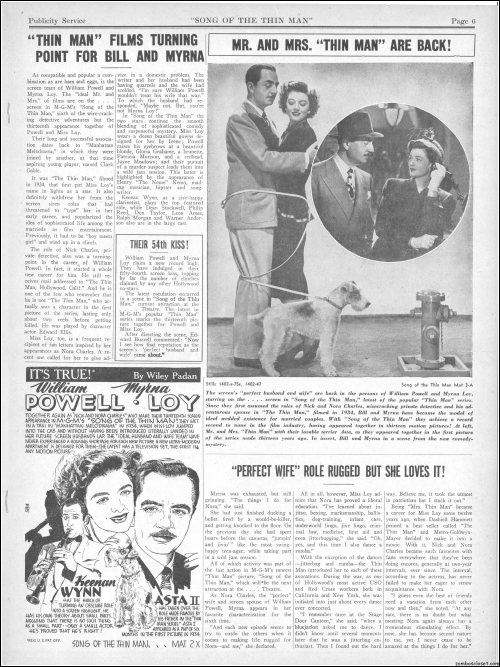 Song of the Thin Man Pressbook07