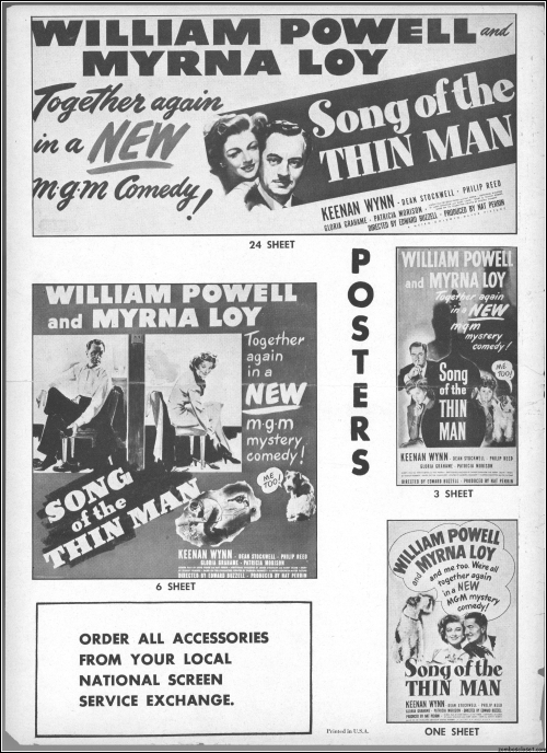 Song of the Thin Man Pressbook07