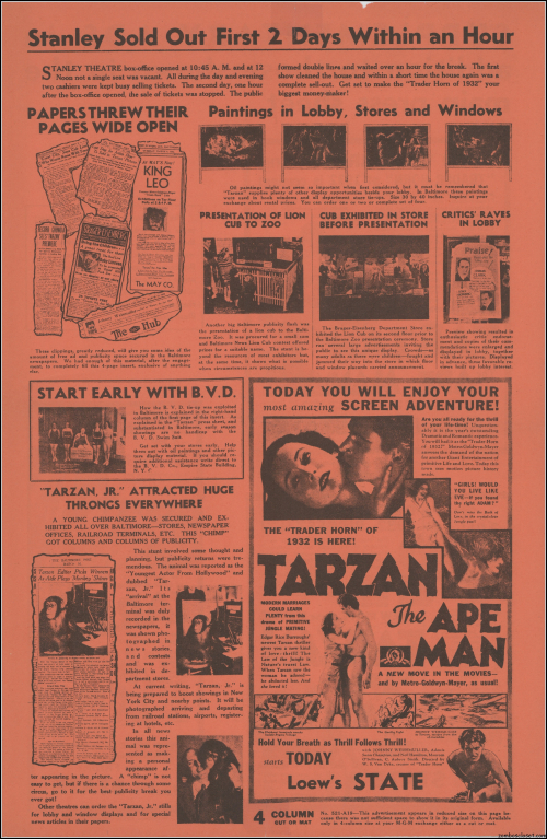 Tarzan the Ape Man Second Supplement  01