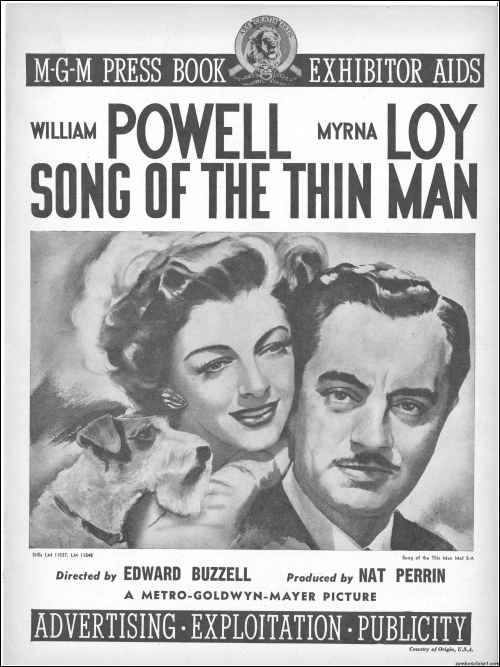 Song of the Thin Man Pressbook00