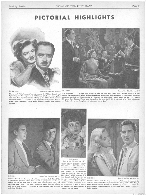 Song of the Thin Man Pressbook00