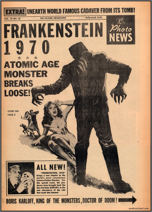 Frankenstein 1970 Theater Herald 01